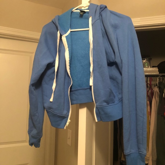 Wild Fable Crop zip up hoodie